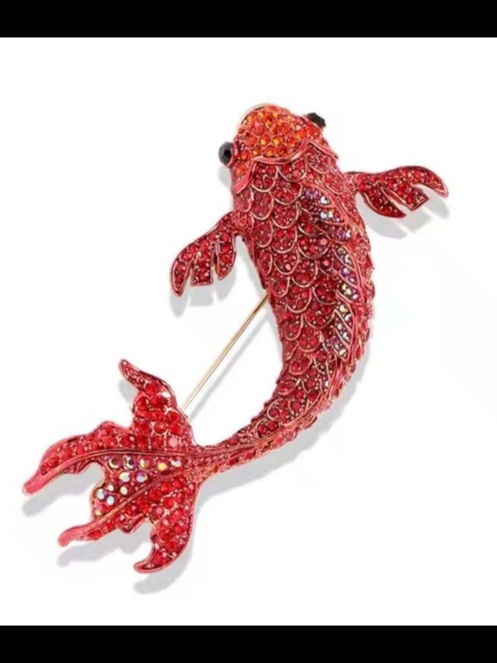 Betsey Johnson Red Brooch Pin